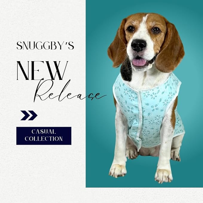 Dog Aqua Blue T-Shirt - Image 5