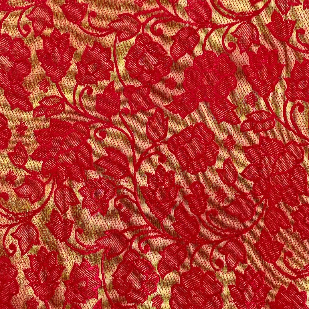 Rani Pink Banarasi Silk Lehenga for Dogs & Cats - Image 5