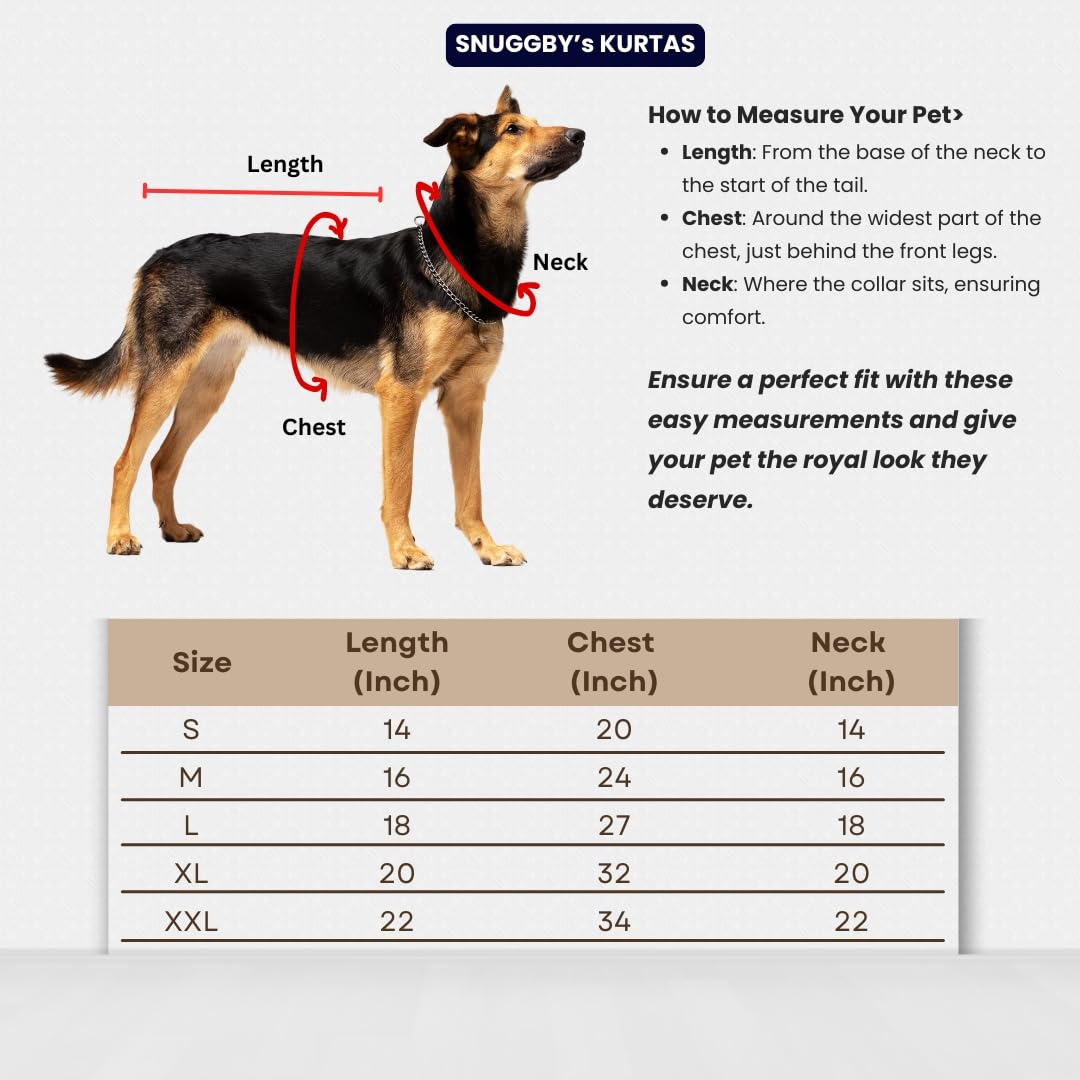 Dog Red Ethnic Cotton Kurta - Image 2