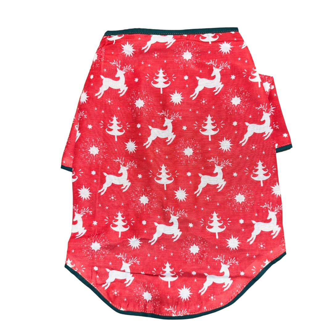 Dog Red Casual Printed Pure Cotton Kurta - Image 2